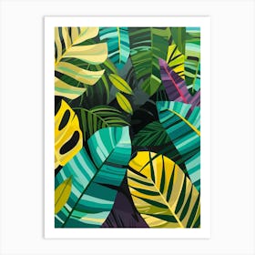 Tropical Leaves 6 Art Print