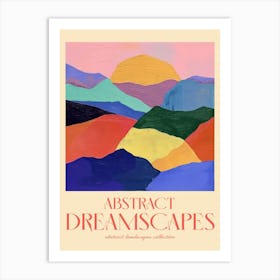 Abstract Dreamscapes Landscape Collection 63 Art Print