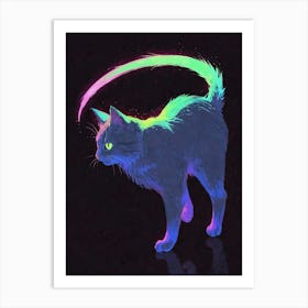 Rainbow Cat 3 Art Print