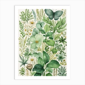 Botanical Garden 1 Art Print