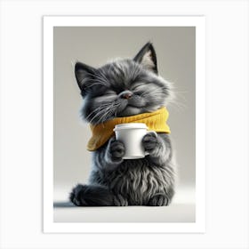 Cute Cat 6 Art Print