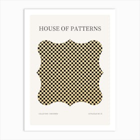 Checkered Pattern Poster 36 Art Print