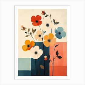 Flowers In A Vase 37 Art Print