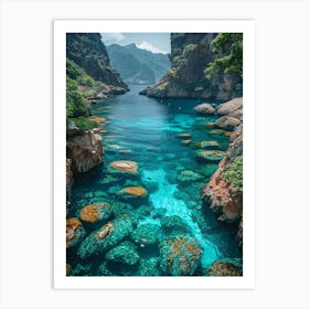 Blue Lagoon In Thailand Art Print