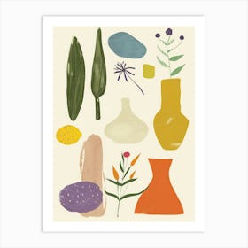 Abstract Home Objects 9 Art Print