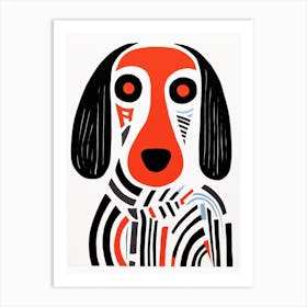 Dachshund Portrait Art Print