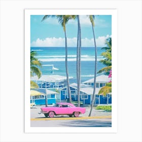 Anse Chastanet Beach St Lucia 70's Art Print