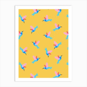 Hummingbirds Art Print