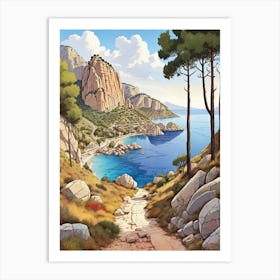 Path To The Sea 3 Art Print