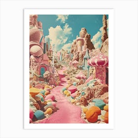 Kitsch Candy Land 2 Art Print