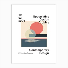 Speculative Design Archive Abstract Poster 07 Art Print