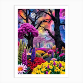 Colorful Flower Garden Art Print