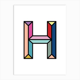 Letter H Art Print