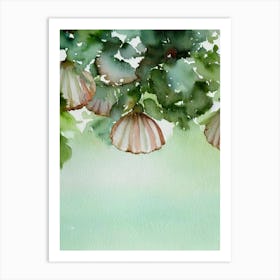 Scallops Storybook Watercolour Art Print