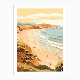 Apollo Bay Beach Australia Golden Tones 3 Art Print