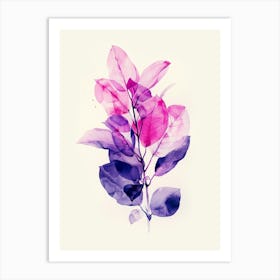 Purple Plant Art Print