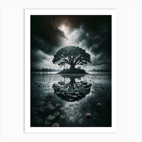 Beauty In The Dark Art Print