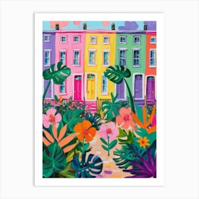 Colourful Houses 2 Art Print