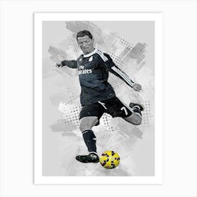 Cristiano Ronaldo Real Art Print