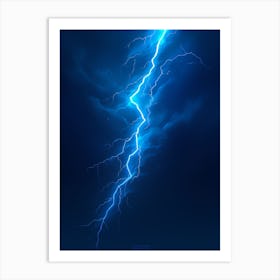 Lightning Bolts In The Sky 1 Art Print