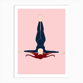 Yoga Pose 3 Art Print