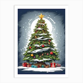 Christmas Tree 7 Art Print