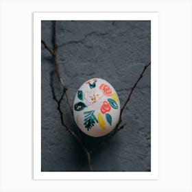 Flower - Easter Egg Art Print