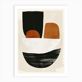 Chalk River Stone Park Bauhaus Minimalist Art Print