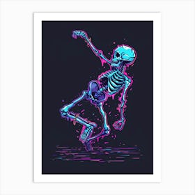 Skeleton Dancer Art Print