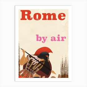 Rome By Air Art Print