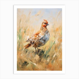 Bird Painting Pheasant 1 Art Print