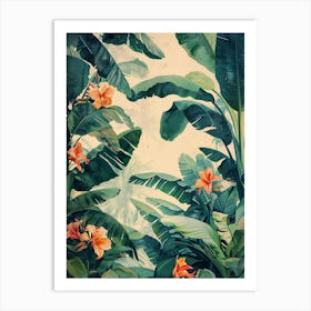 Tropical Garden Art Print