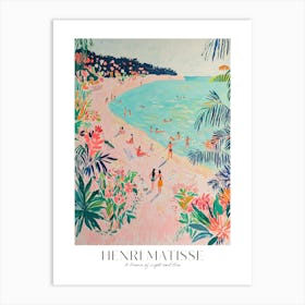 Matisse Print Beach Coastal Eclectic Maximalist Trendy Decor Matisse Gift Idea Art Print