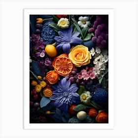 Kitchen Flowers 3 Art Print