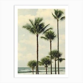 Daytona Beach Florida Vintage Art Print