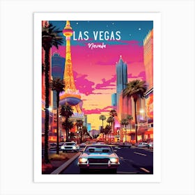 Las Vegas Travel Art Print
