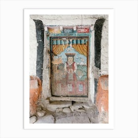 Door To A Tibetan Temple Art Print