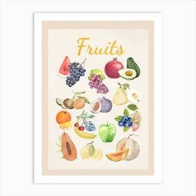 Fruits 1 Art Print