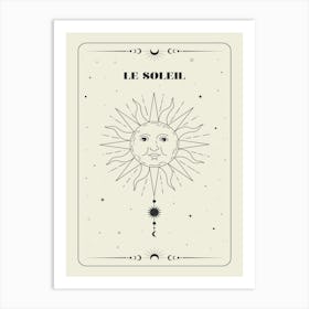 Le Soleil Art Print