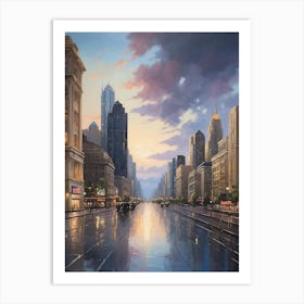 Chicago Cityscape Art Print