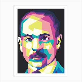 Wpap Rainer Maria Rilke Popart Art Print