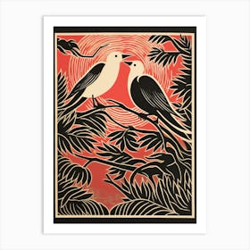 Birds In Flight 1 Art Print