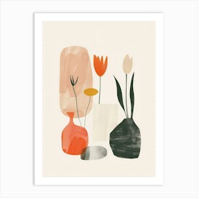 Cute Abstract Objects Collection 15 Art Print