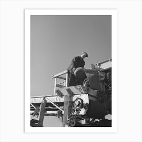 Untitled Photo, Possibly Related To Securing Sample Of Beets Being Unloaded And Piled Near East Grand Art Print