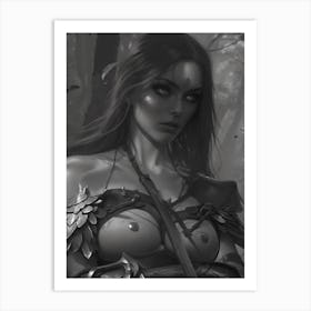 Sexy Warrior 5 Art Print