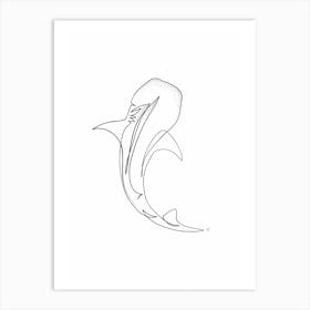 Whaleshark Art Print