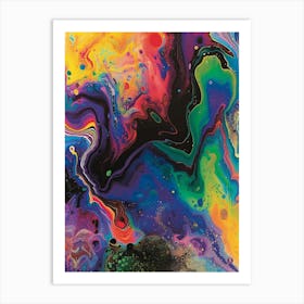 Colorful Abstract Wall Art Art Print