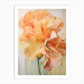 Fall Flower Painting Amaryllis 2 Art Print