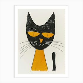 Black Cat 35 Art Print