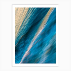 Blue Wave 1 Art Print